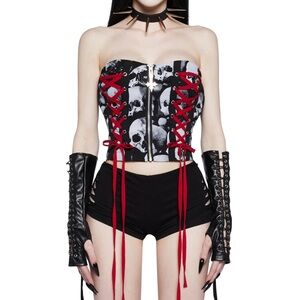 Dolls Kill - METAL MAVEN corset top